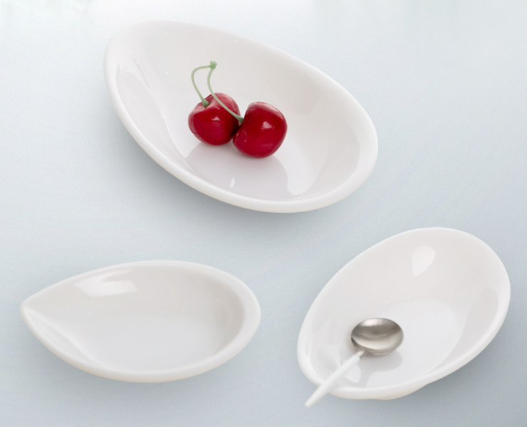 創意個性點心碟涼菜盤醬油調料碟小吃碟密胺仿瓷商用餐具 (多款多尺寸)