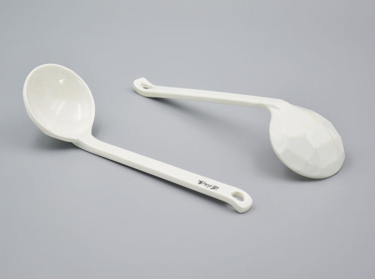 創意系列餐具龜殼勺廠家直銷批發A5密胺美耐皿仿陶瓷白色餐具