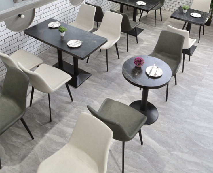 設計師西餐廳椅子 北歐餐椅鐵藝現代簡約咖啡廳奶茶店桌椅 (運費及安裝費另報)