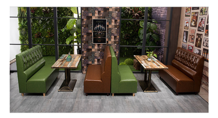 甜品店桌椅奶茶店卡座沙發桌椅配套組合清新舒適休閒甜點店傢俱 (運費另報)