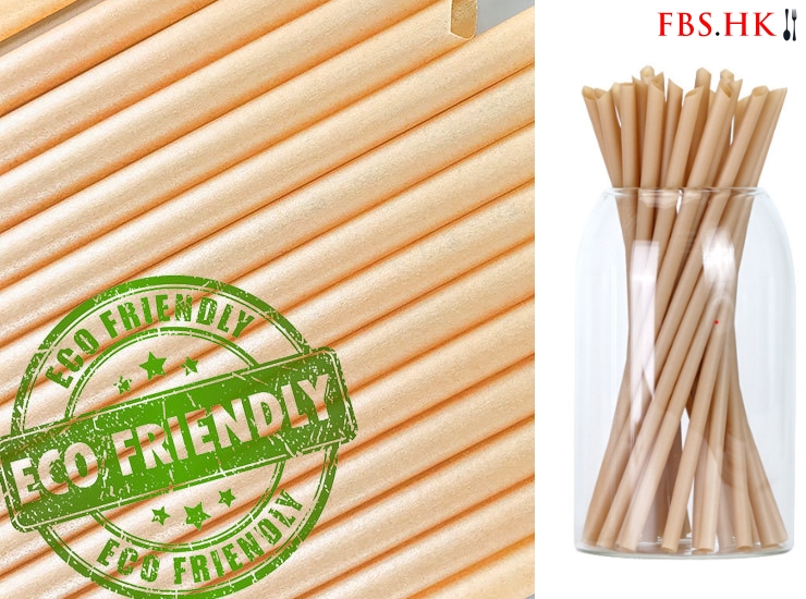 (Ready-To-Take Biodegradable Eco-Friendly Bagasse Straws In Stock) Bagasse Straws Disposable Biodegradable Milk Tea Straws 6mm/12mm Straws Plastic Straws Replacement