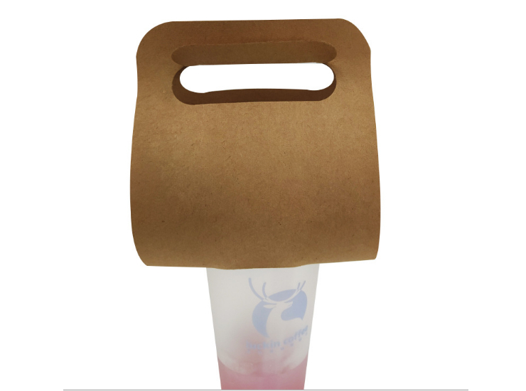 (即取牛皮紙手提杯拎現貨) (箱) 環保牛皮紙單雙手提杯拎 外賣包 咖啡奶茶方便杯拎 單雙杯拎