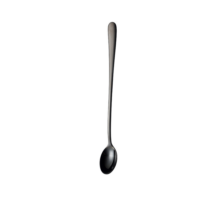 歐式個性304不銹鋼小長柄 咖啡勺子奶茶攪拌勺創意鍍色勺子