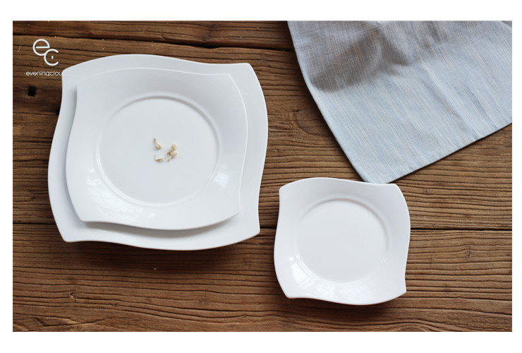 歐式純色陶瓷餐具創意風車西餐盤菜盤水果早餐盤餐廳