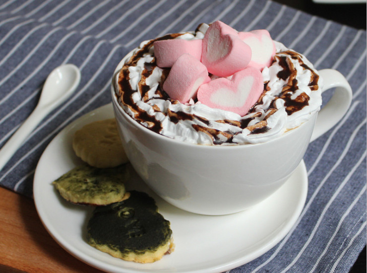 歐式陶瓷杯碟套裝 咖啡拿鐵杯大容量早餐麥片杯子點心盤