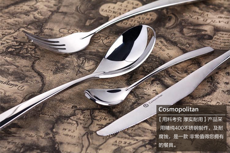 Australia Cosmopolitan Stainless Steel Tableware Elegant Tableware