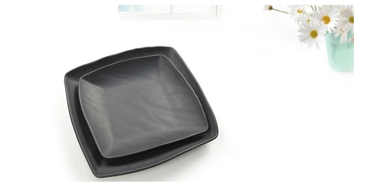 密胺餐具 日式仿瓷碟 不規則菜碟 特色塑料碟