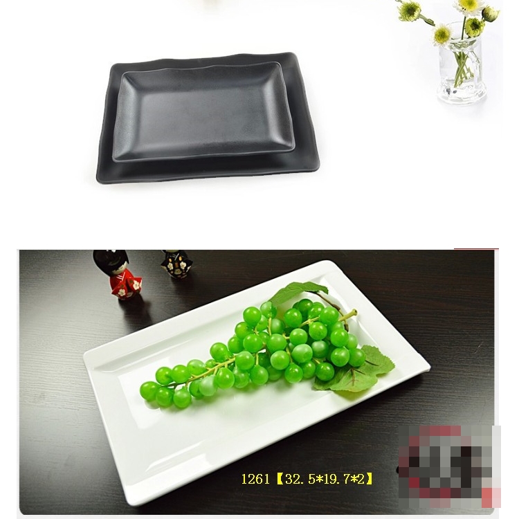 密胺餐具 日式仿瓷碟 不規則菜碟 特色塑料碟