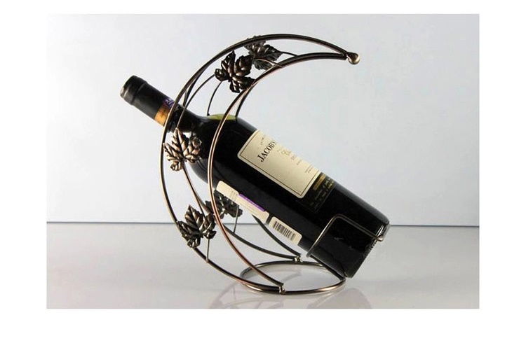 歐式紅酒架 創意鐵藝時尚紅酒瓶架 葡萄酒架 樓面擺設