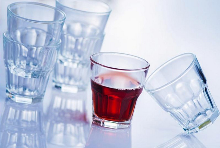 Octagonal Glass Glasses Transparent Water Glasses Tea Glasses Fruit Juice Glasses Whisky Glasses Beer Jar Glasses