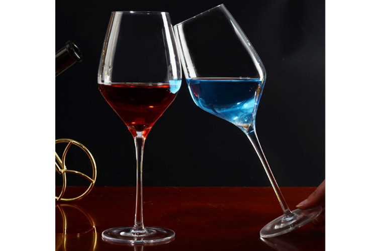 水晶玻璃杯一体成型高脚红酒杯 葡萄酒杯