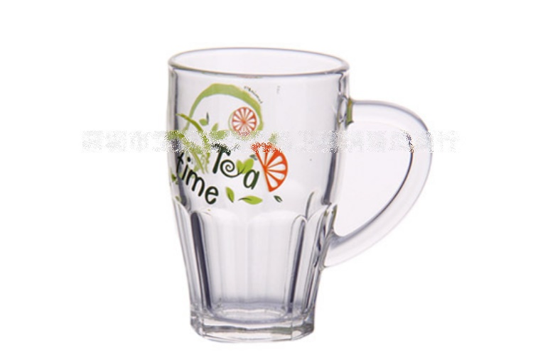 (Whole Box) France Luminarc Flower-printed Tempered Glass Tea Glasses Milk Glasses Coffee Glasses Beer Glass
