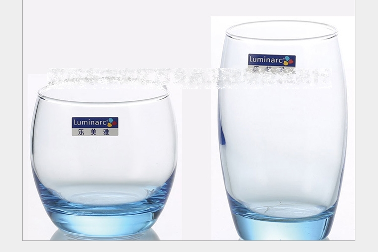 (整箱) 法國弓箭樂美雅 Luminarc 玻璃杯 威士忌酒杯 啤酒杯 冰藍直身杯