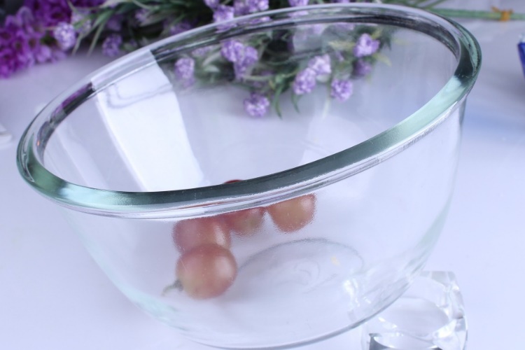 Thickened Glass Tempered Bowl Salad Bowl Noodle Bowl Egg-stirring Bowl Shatterproof Can use Microwave Oven