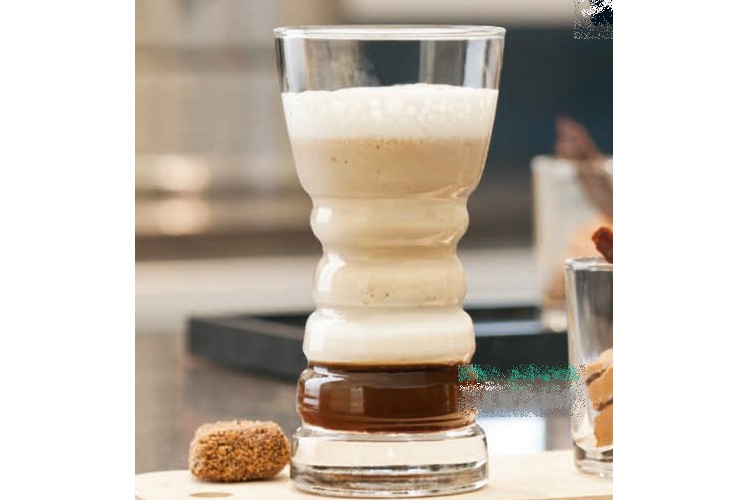 Belgium DUROBOR Special-shaped Milk-tea Coffee Glasses Drinks Fruit Juice Milk Glasses Special Drink Glasses