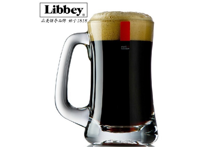 美国 利比 Libbey 带把啤酒杯 扎啤杯 果汁杯