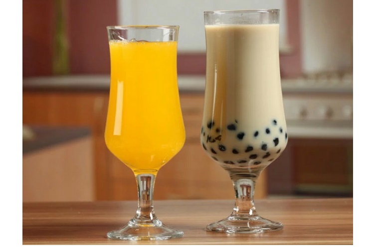 Fruit Juice Glass Waist-tied Milk Tea Glasses Milkshake Glasses Multifunctional Water Glasses Beer Glass