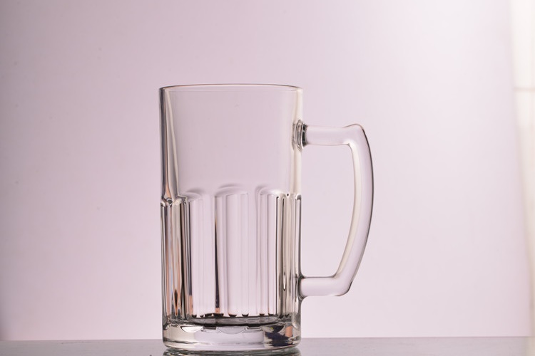 Creative Glass Handled Glasses Beer Jar Glasses Draught Beer Glasses Drinks Glasses
