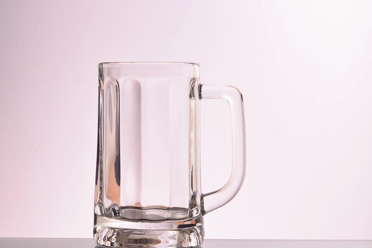 創意加厚玻璃把杯 啤酒杯 扎啤杯 果汁茶飲杯 水杯