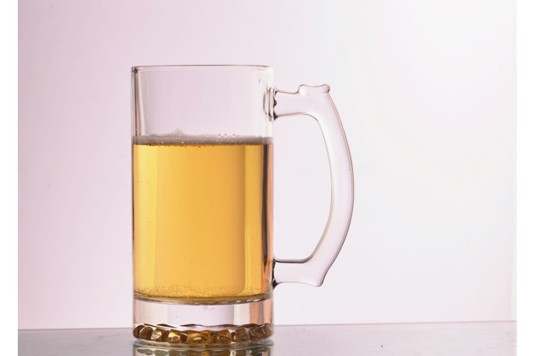創意啤酒杯 透明玻璃杯 扎啤把杯 飲料杯