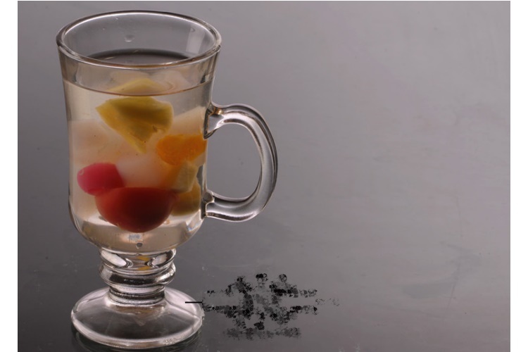 Fruit Juice Glass Milk Tea Glasses Creative High-leg Cafe Latte Glasses