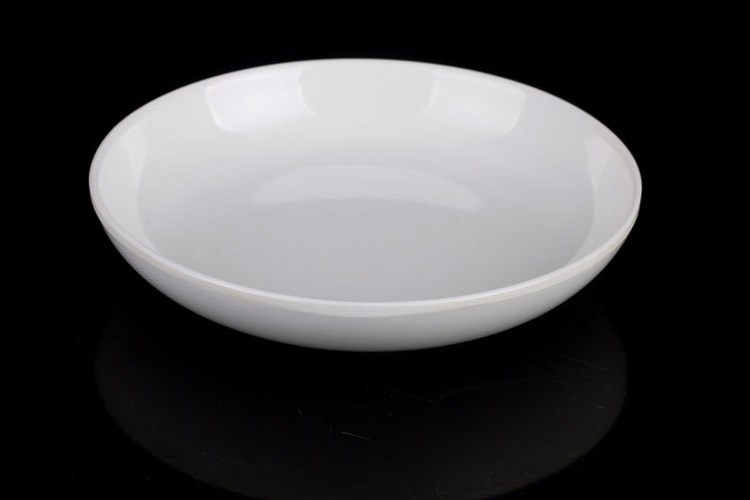 Melamine Scientific Porcelain Porcelain-like Round Dish