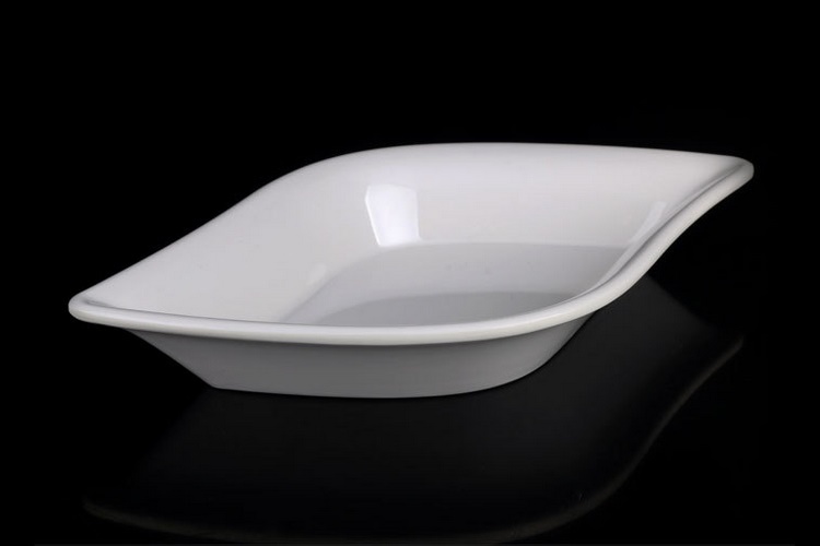 Melamine Scientific Porcelain Melamine Tableware Rhombic Snack Plate