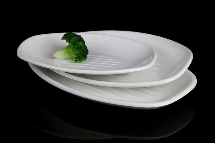 密胺科學瓷 美耐皿餐具平頭腰碟