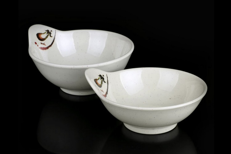 Melamine Scientific Porcelain Melamine Tableware Handle Bowl