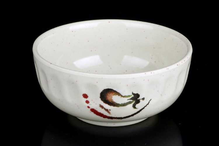 A5 Thickened Melamine Scientific Porcelain Rice Bowl