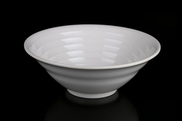 Melamine Porcelain-like Melamine Tableware Spiral-pattern Bowl