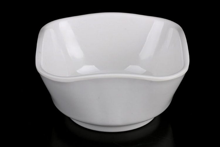 Melamine Scientific Porcelain Melamine Tableware Square Bowl