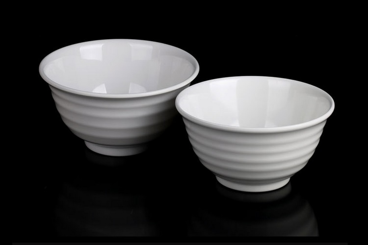 Melamine Scientific Porcelain Melamine Tableware Spiral-pattern Bowl