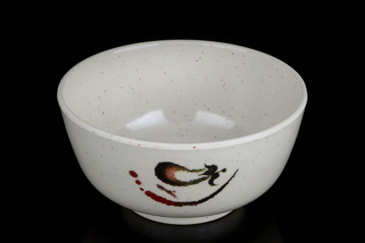 Melamine Porcelain-like Melamine Tableware Soup Bowl Congee Bowl 4.5 Inch Rice Bowl