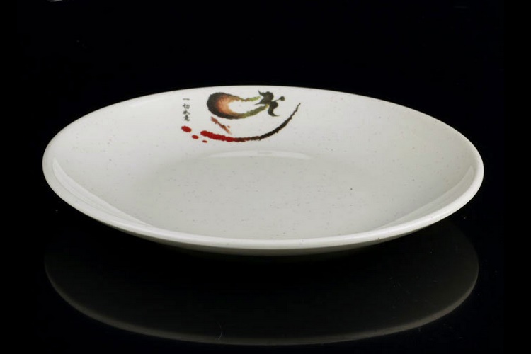 Melamine Scientific Porcelain Melamine Tableware Plate Shallow-style Dish