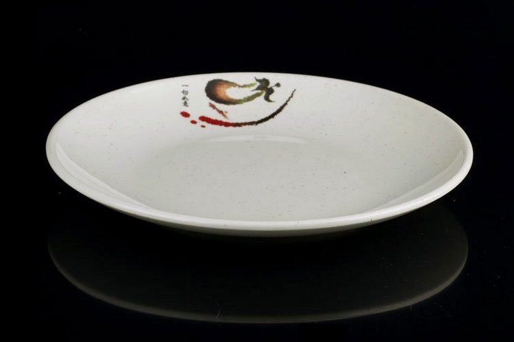 A5 Melamine Melamine Tableware Scientific Porcelain Ceramic-imitated 9 Inch Plate Shallow-style Plate