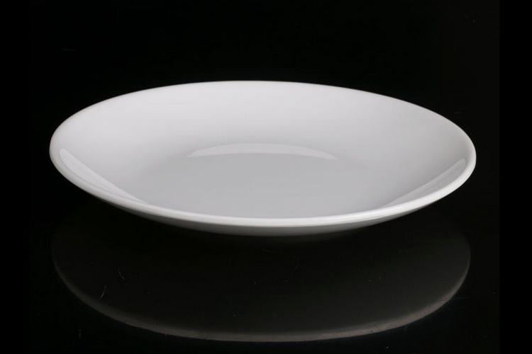 Melamine Scientific Porcelain Melamine Tableware Round-shaped Plate Shallow-style Dish