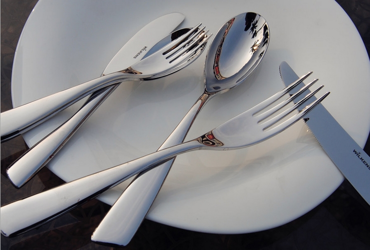 wilkens Series 304 Stainless Steel Full Tableware Set Steak Knife Meal Knife Fork Spoon
