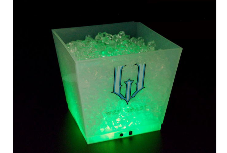 10LBig-capacity LED Bar KTV Ice Bucket Charging Luminous Ice Bucket