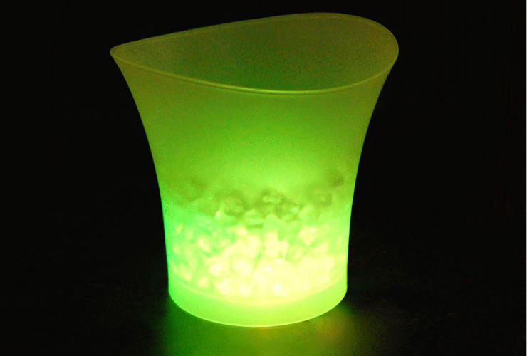 Bar Colorful LED Luminous Ice Bucket 5L
