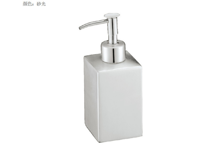 304不銹鋼方形乳液器 洗手間洗手液瓶 330ML