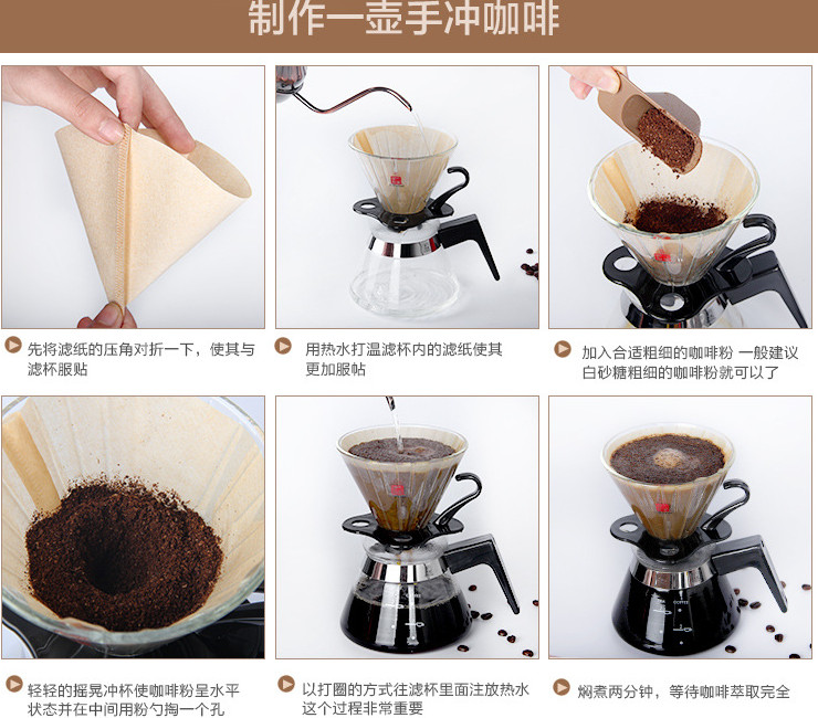 V型 U型滴漏式手沖咖啡濾紙 無漂白錐形 錐形過濾紙 手沖咖啡壺專用