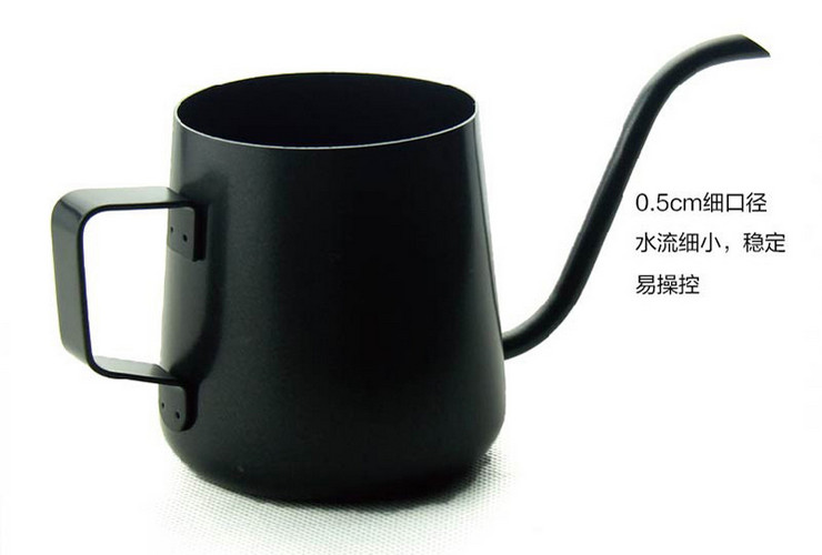 咖啡手沖壺 不銹鋼細口壺 滴漏式沖咖啡 4mm極細注水口