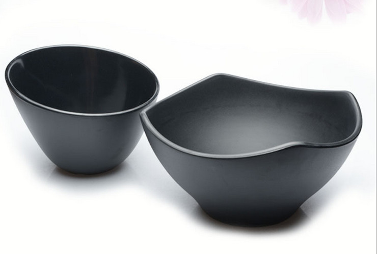 A5 Melamine Ceremic-like Tableware Japan Korea-style Thickened Tilted-mouth Bowl