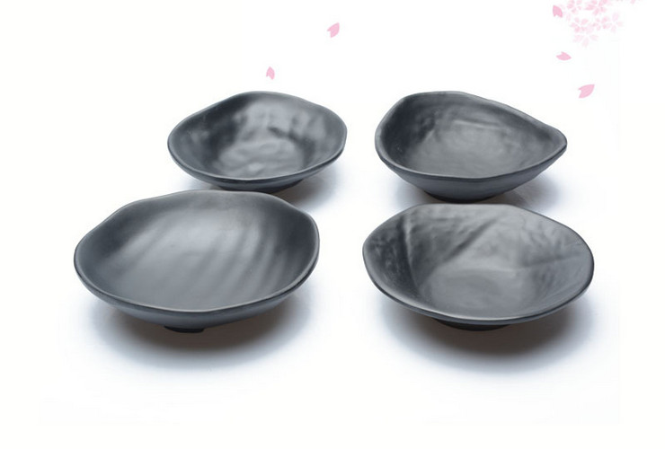 A5密胺仿瓷餐具 創意日韓式湯盤 魚碟