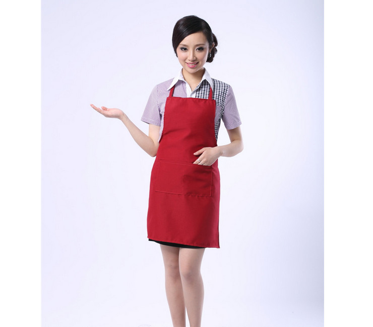 韓版時尚多色圍裙餐廳咖啡美甲店男女服務員工作服 - 關閉視窗 >> 可點按圖像