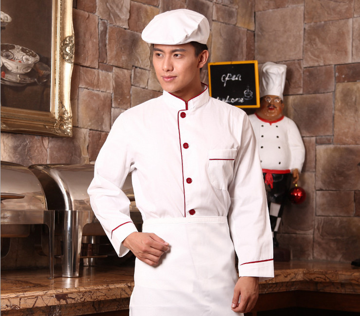 餐廳酒店飯店廚房廚師服 長袖上衣