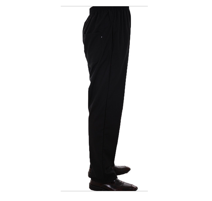 Thin-style Elastic-band Waist Dirt-resistant Oil-proof Water-proof Kitchen Chef Pants