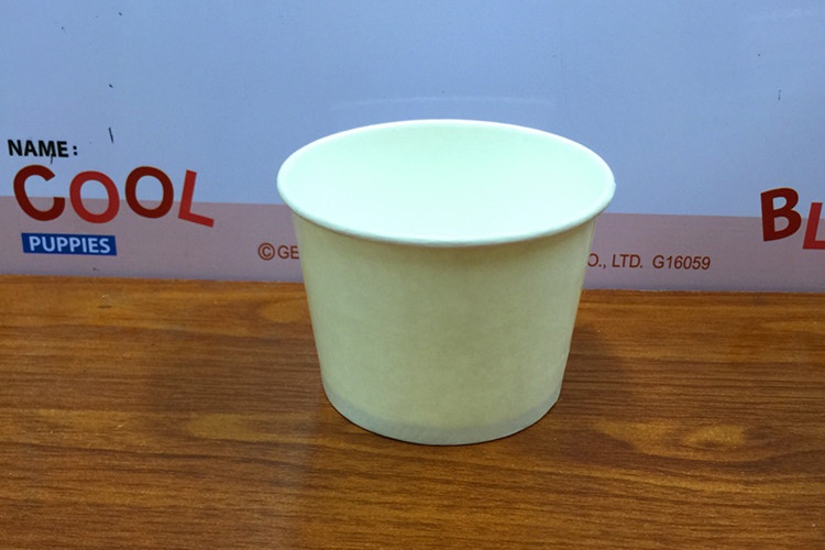 (Box) Disposable Ice-cream Soup Round Paper Takeaway Bowl 200ml Paper Bowl