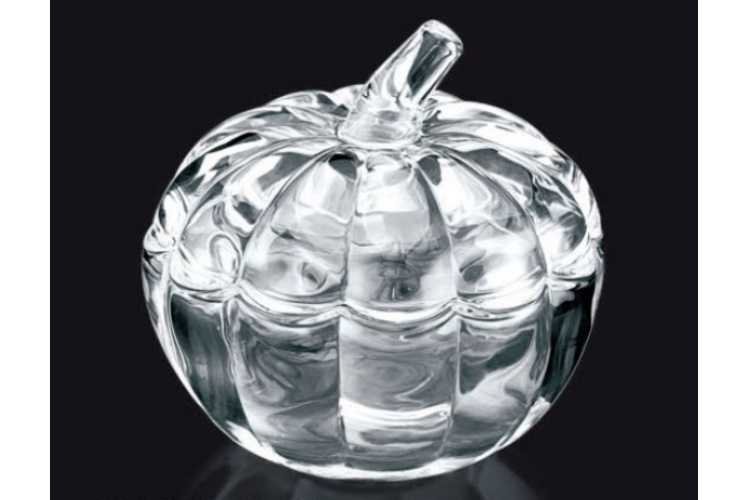 Creative Crystal Glass Pumpkin Candy Jar